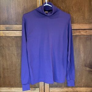 L.L. Bean Purple Turtleneck Sweater